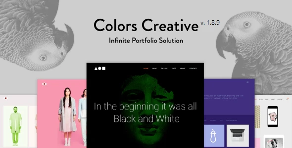 Colors Creative – Portfolio for Freelancers Agencies 1.8.9 GPL Theme
