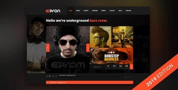 Epron Responsive Music Events WordPress Theme 2.2.1 GPL Theme 1 Epron Responsive Music Events WordPress Theme 2.2.1 GPL Theme
