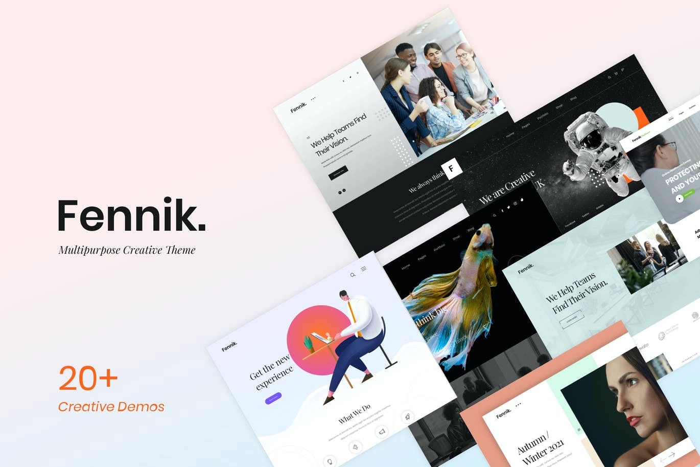 Fennik Multipurpose Creative Theme 1.1.1 GPL Theme 1 Fennik Multipurpose Creative Theme 1.1.1 GPL Theme