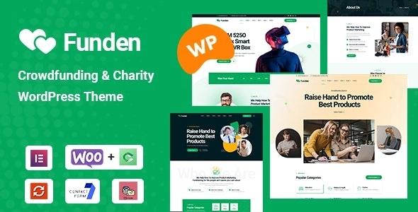 Funden Crowdfunding Charity WordPress Theme 1.1.8 GPL Theme 1 Funden Crowdfunding Charity WordPress Theme 1.1.8 GPL Theme