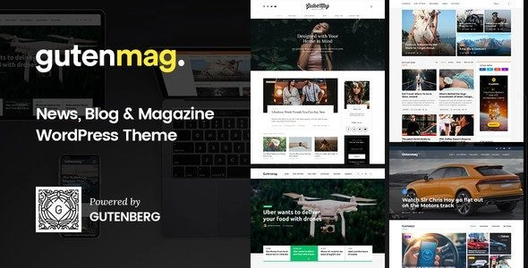 GutenMag Newspaper, Magazine Theme 1.1.6 GPL Theme 1 GutenMag Newspaper, Magazine Theme 1.1.6 GPL Theme