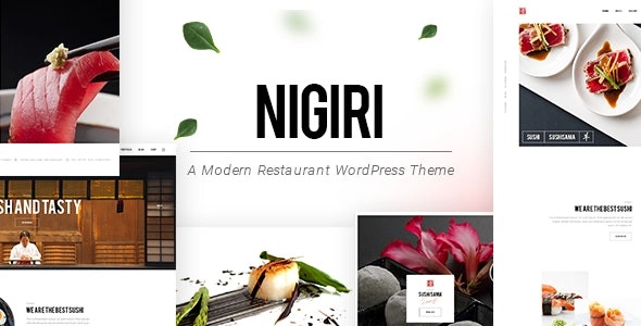Nigiri Restaurant Theme 1.4 GPL Theme 1 Nigiri Restaurant Theme 1.4 GPL Theme