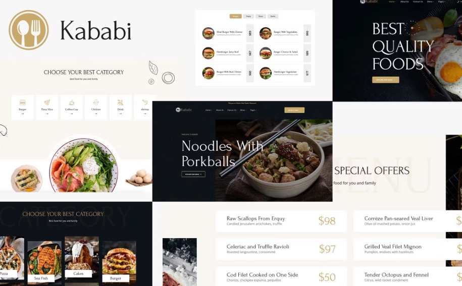 Restaurant WordPress Theme Kababi 1.0.1 GPL Theme 1 Restaurant WordPress Theme Kababi 1.0.1 GPL Theme