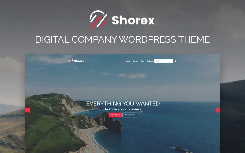 Shorex Digital Multipurpose Modern WordPress Elementor Theme WordPress Theme 1.0.0 GPL Theme