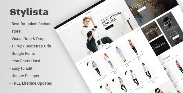 Stylista Responsive Fashion WooCommerce WordPress Theme 1.0.7 GPL Theme
