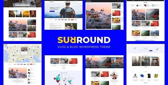 Surround Vlog Blog WordPress Theme 1.0.1 GPL Theme 1 Surround Vlog Blog WordPress Theme 1.0.1 GPL Theme