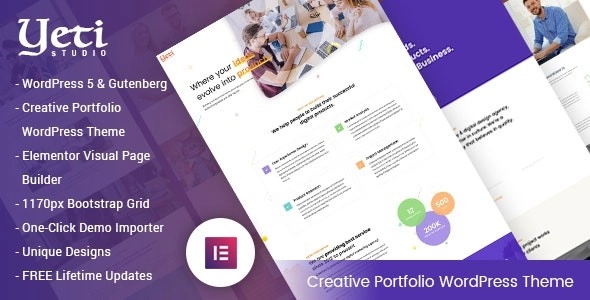 Yeti Portfolio Responsive WordPress Theme 1.0.0 GPL Theme 1 Yeti Portfolio Responsive WordPress Theme 1.0.0 GPL Theme