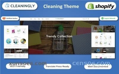 Cleaningly - Cleaning Services & Products Shopify Theme