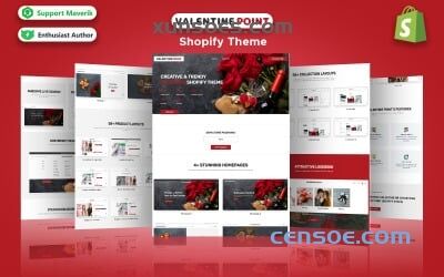 Valentine Point - Valentine & Christmas Gifts Multipurpose Shopify Theme