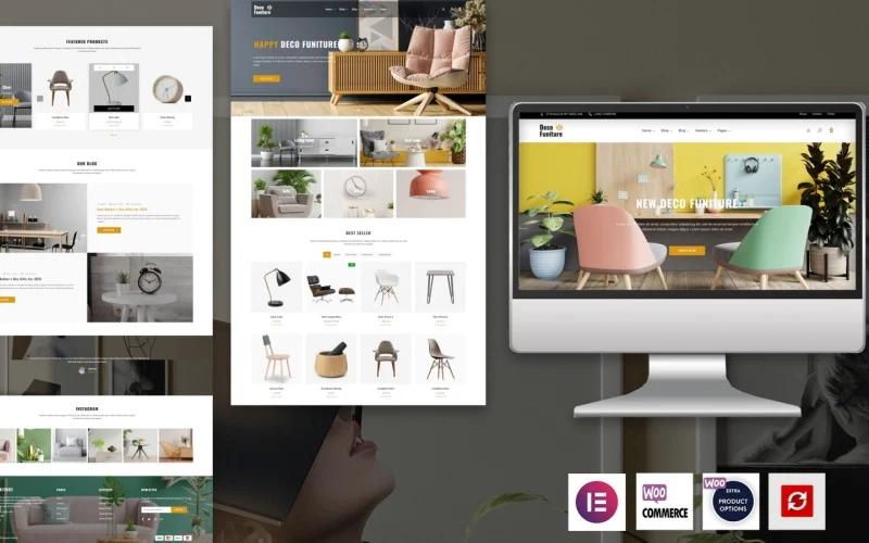 Deco Furniture – The Elementor Decorate Furniture WordPress theme WordPress Theme 1.0.0 GPL Theme