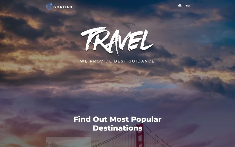 Goroad Travel Agency Multipurpose Modern WordPress Elementor Theme WordPress Theme 1.0.0 GPL Theme