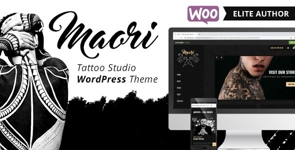 Maori Tattoo Studio WordPress Theme 1.4.2 GPL Theme 1 Maori Tattoo Studio WordPress Theme 1.4.2 GPL Theme