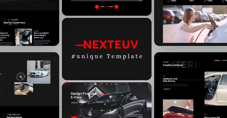 NextEuv EV Shop, Single Product Store WordPress 1.0.3 GPL Theme