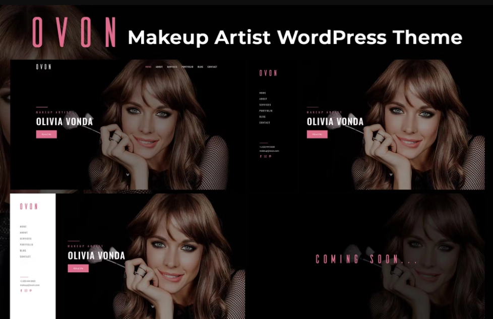 Ovon Makeup Artist WordPress Theme 1.0 GPL Theme 1 Ovon Makeup Artist WordPress Theme 1.0 GPL Theme