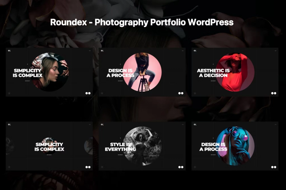 Roundex Photography Portfolio WordPress 1.0 GPL Theme 1 Roundex Photography Portfolio WordPress 1.0 GPL Theme