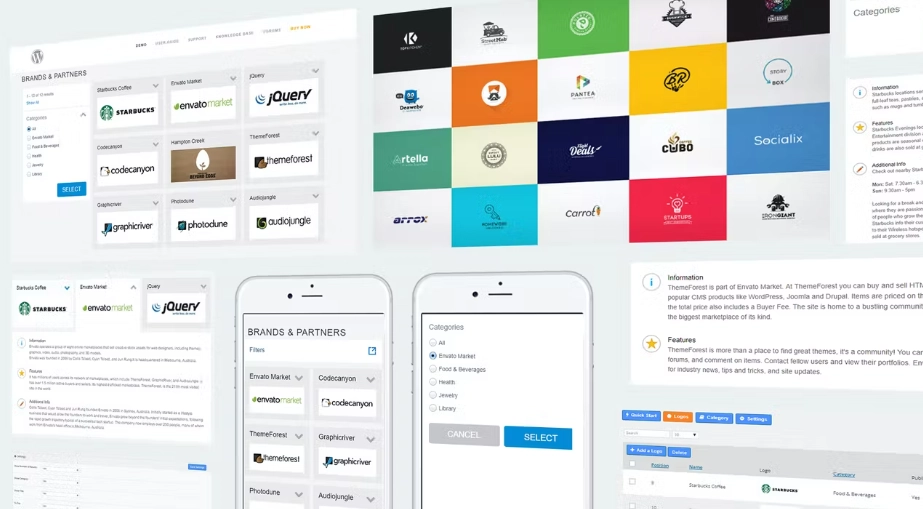 Super Logotipos Showcase para WordPress 2.6 GPL Plugins