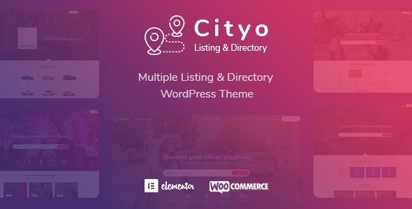 Cityo Multiple Listing Directory WordPress Theme 1.1.28 GPL Theme