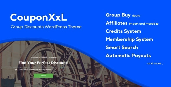 CouponXxL Deals, Coupons Discounts WP Theme 4.2.2 GPL Theme 1 CouponXxL Deals, Coupons Discounts WP Theme 4.2.2 GPL Theme