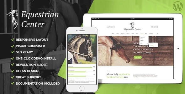Equestrian Centre Horse-riding School Hippodrome WordPress Theme 1.5 GPL Theme 1 Equestrian Centre Horse-riding School Hippodrome WordPress Theme 1.5 GPL Theme