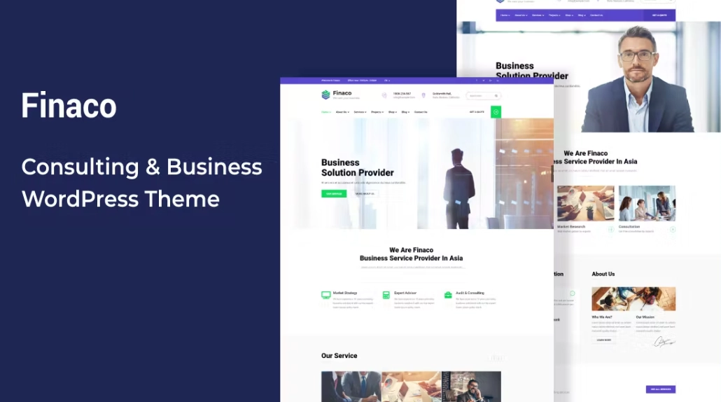 Finaco Consulting Business WordPress Theme 2.1 GPL Theme 1 Finaco Consulting Business WordPress Theme 2.1 GPL Theme