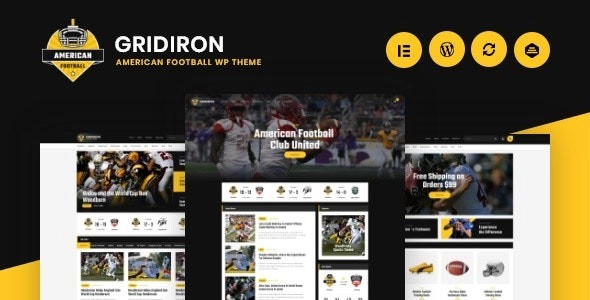 Gridiron | American Football NFL Superbowl Team WordPress Theme 1.0.2 GPL Theme 1 Gridiron | American Football NFL Superbowl Team WordPress Theme 1.0.2 GPL Theme