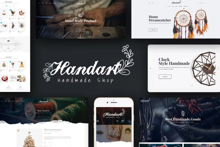 Handart Handmade Theme for WooCommerce WordPress 1.0.7 GPL Theme 1 Handart Handmade Theme for WooCommerce WordPress 1.0.7 GPL Theme