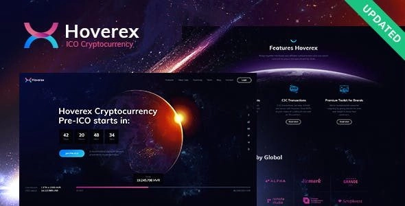 Hoverex | Cryptocurrency ICO WordPress Theme + Spanish 1.3.3 GPL Theme 1 Hoverex | Cryptocurrency ICO WordPress Theme + Spanish 1.3.3 GPL Theme
