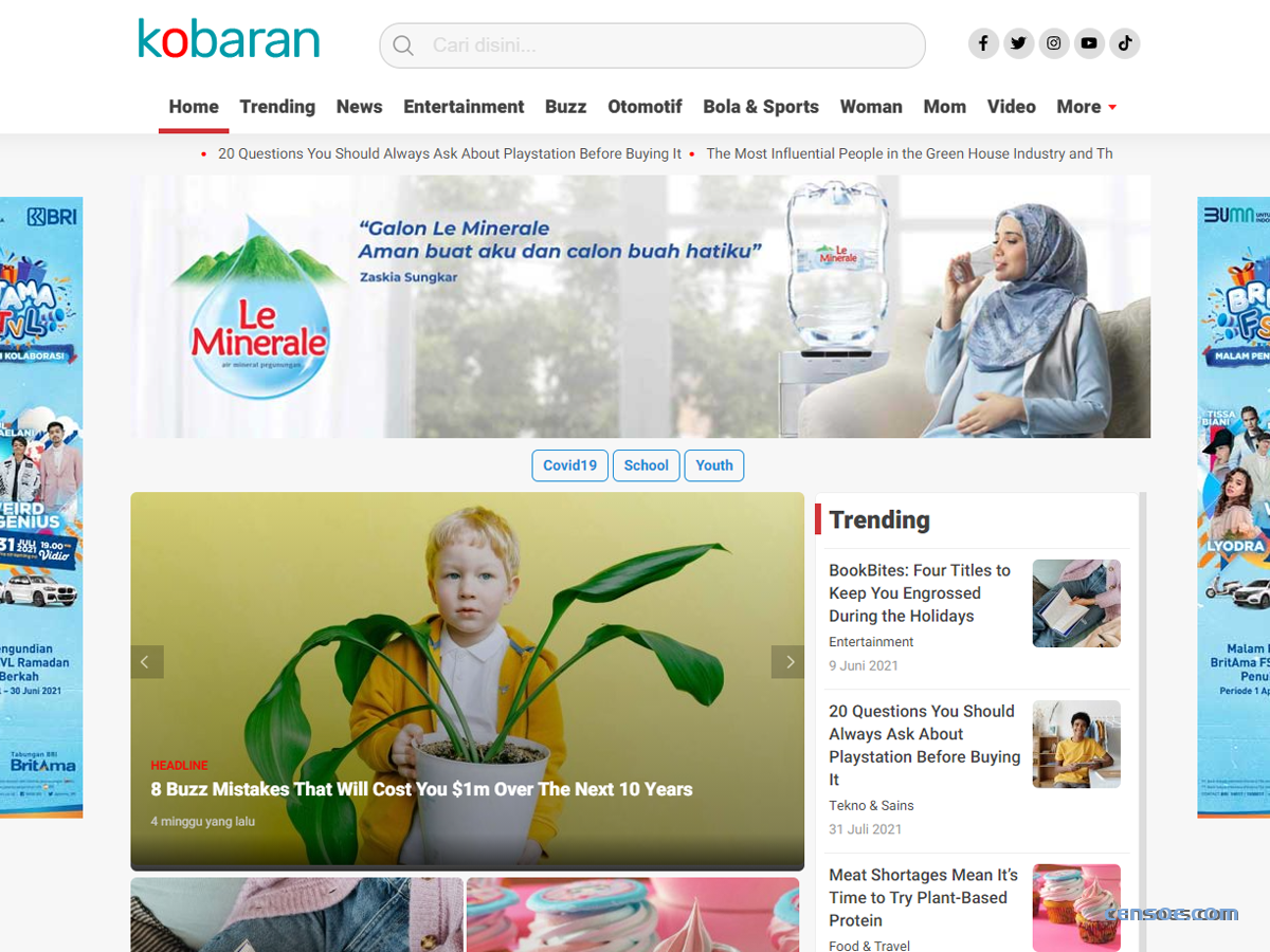 Kobaran Theme WordPress 2.1 GPL Theme