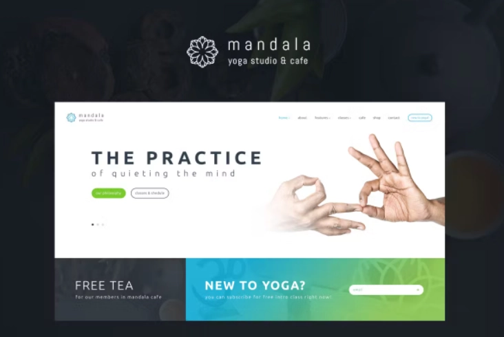 Mandala Yoga Studio WordPress Theme 2.2 GPL Theme 1 Mandala Yoga Studio WordPress Theme 2.2 GPL Theme