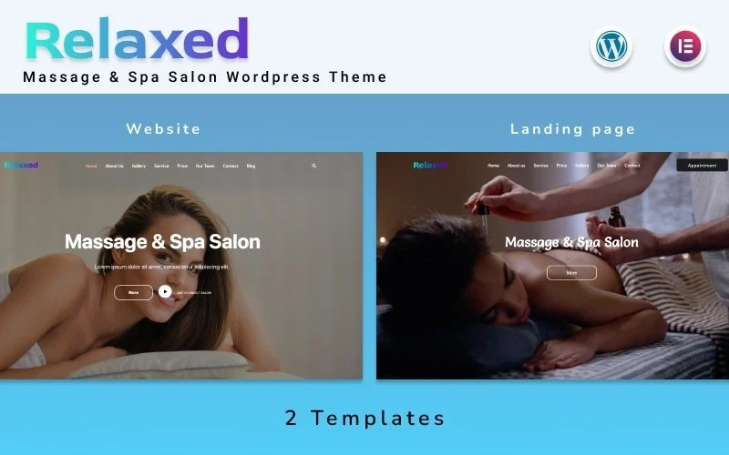 Relaxed Massage Spa Salon WordPress Theme 1.1 GPL Theme 1 Relaxed Massage Spa Salon WordPress Theme 1.1 GPL Theme