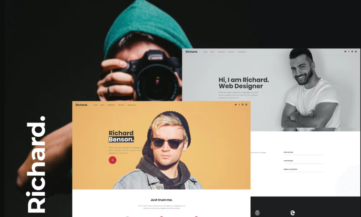 Richard Onepage Personal WordPress Theme 1.0 GPL Theme 1 Richard Onepage Personal WordPress Theme 1.0 GPL Theme
