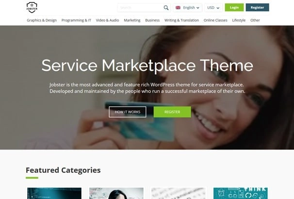 WPjobster Service Marketplace WordPress Theme 6.1.6.1 GPL Theme 1 WPjobster Service Marketplace WordPress Theme 6.1.6.1 GPL Theme