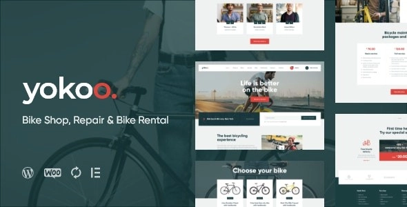 Yokoo Bike Shop Bicycle Rental WordPress Theme 1.1.3 GPL Theme 1 Yokoo Bike Shop Bicycle Rental WordPress Theme 1.1.3 GPL Theme